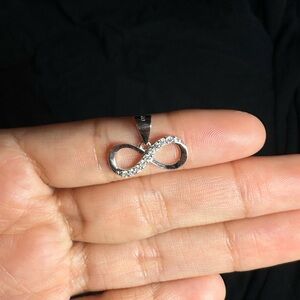 925 silver infinity pendant